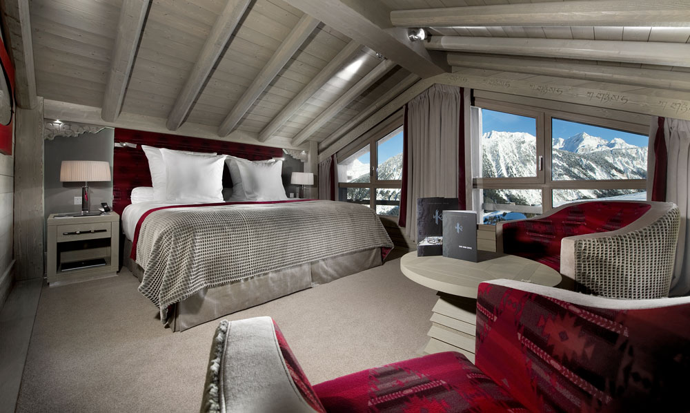 Escape to the Chambre Suite Broad Peak after a long day on the powder